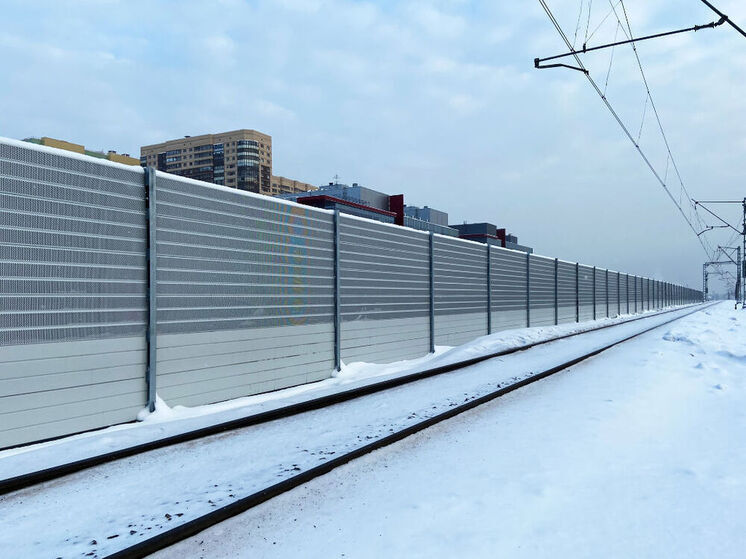 Во Владимире у станции Юрьевец возвели шумозащитный экран для жителей