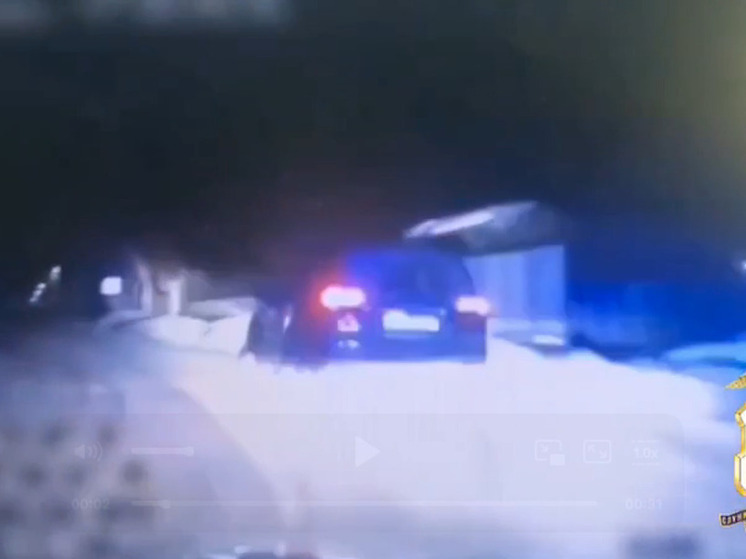 Ночные гонки на заснеженной дороге закончились стрельбой в Хабаровске