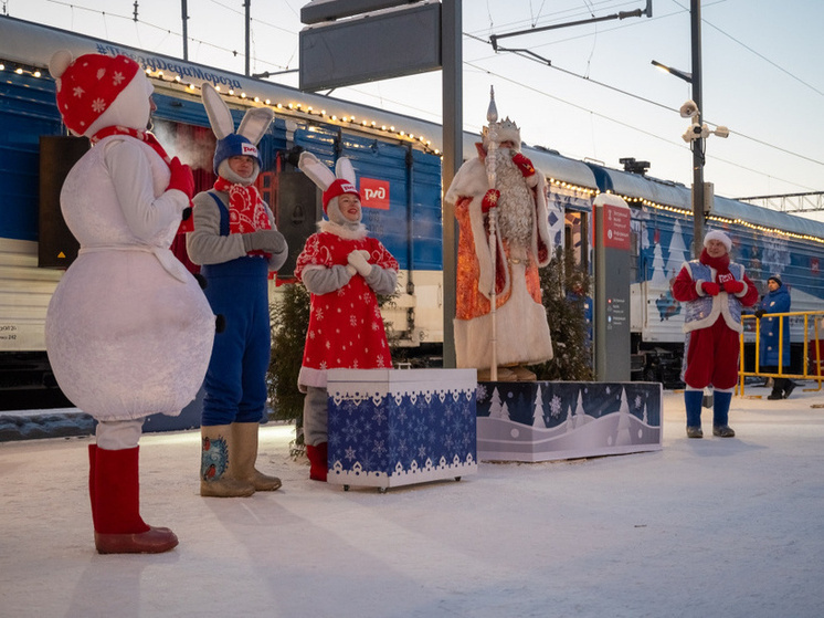 В понедельник в Кострому прибудет поезд Деда Мороза