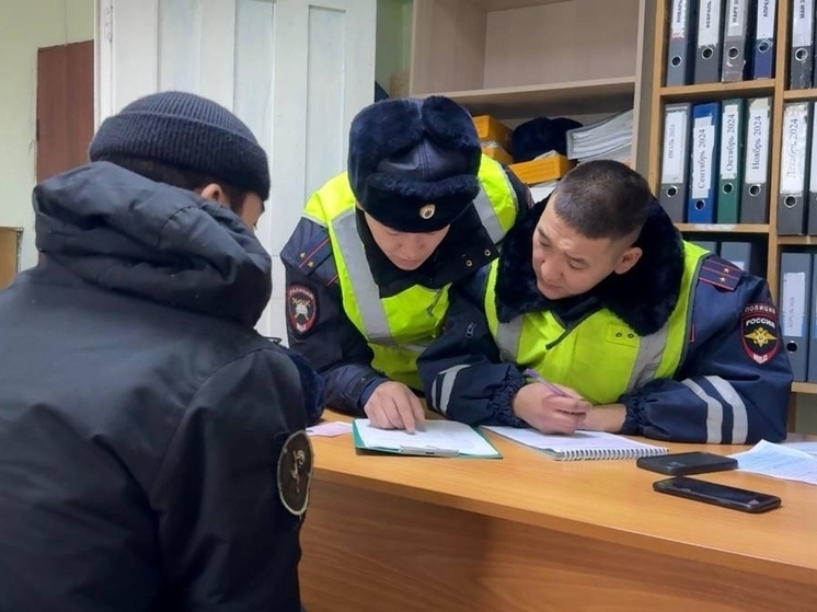  В Туве за 25 декабря задержано 7 водителей в состоянии опьянения