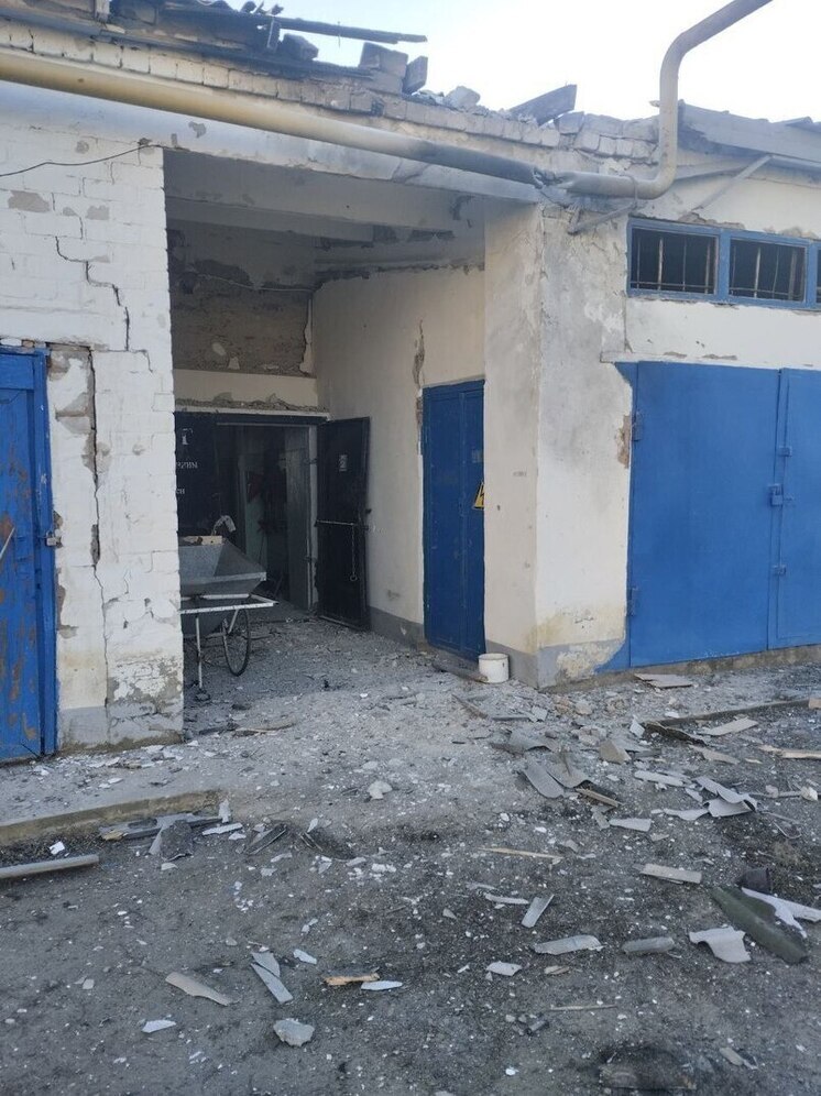 ВСУ атаковали котельную поликлиники в Каховке