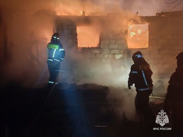  Пожар в частном доме под Алексином ликвидирован