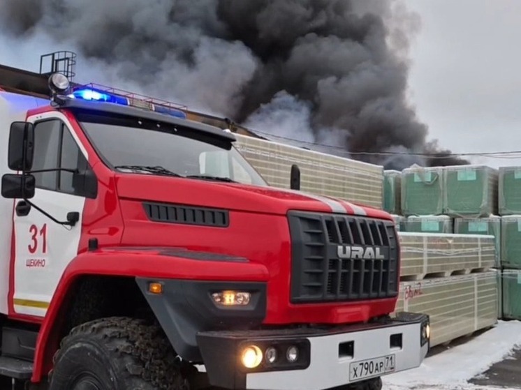 В тульском МЧС описали последствия пожара на заводе сэндвич-панелей