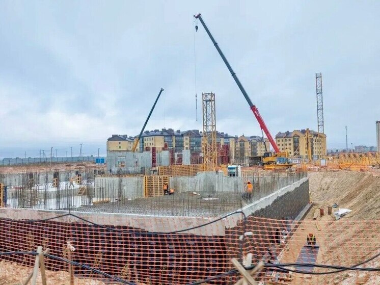 Губернатор оценил ход строительства нового микрорайона в Псковском районе