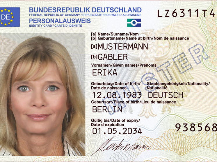 Германия — Документ без срока годности