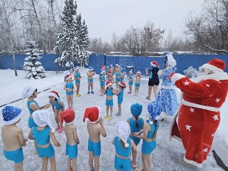 Дед Мороз заглянул к юным «закалятам» в Винзилях