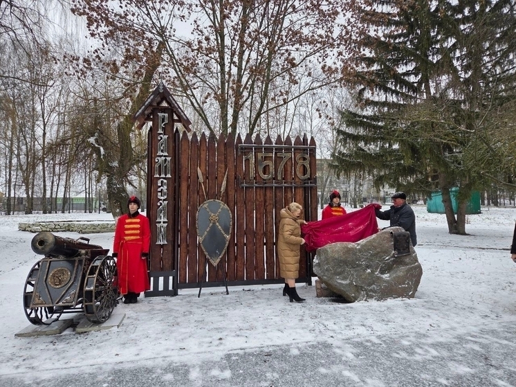 В Мокшанском районе открыли арт-объект в память об обороне Пензенской засечной линии