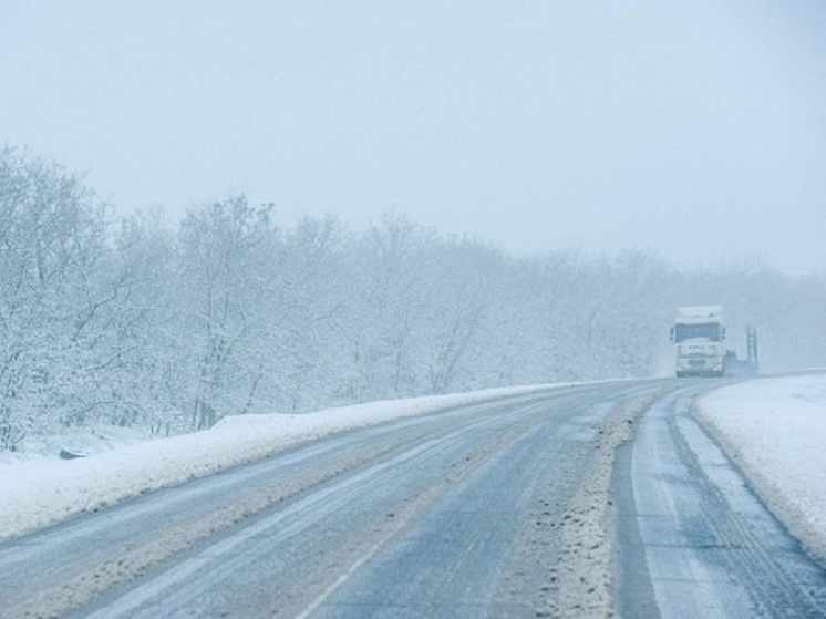 Желтый уровень опасности из-за сильного снегопада ввели в Волгоградской области