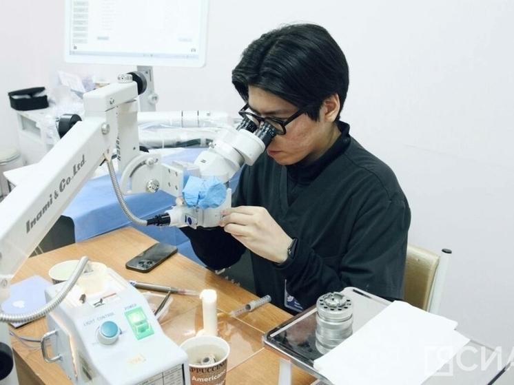 Якутские офтальмологи тренируются проводить операции на свиных глазах