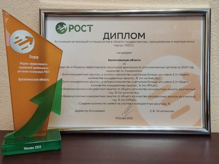 Поморье возглавило национальный рейтинг эффективности госзакупок