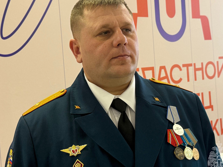 Курский спасатель впервые в истории региона получил медаль «За отвагу»