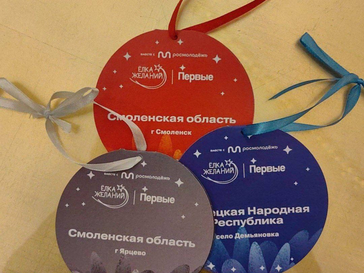 Губернатор Василий Анохин присоединился к акции «Ёлка желаний», исполняя мечты детей Смоленщины и ДНР