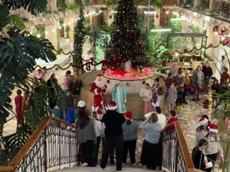 Новгородские студенты-медики поздравили маленьких пациентов с Новым годом