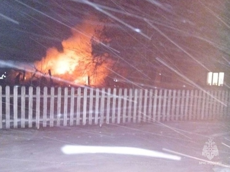 Пожар произошёл на станции Зикеево под Жиздрой