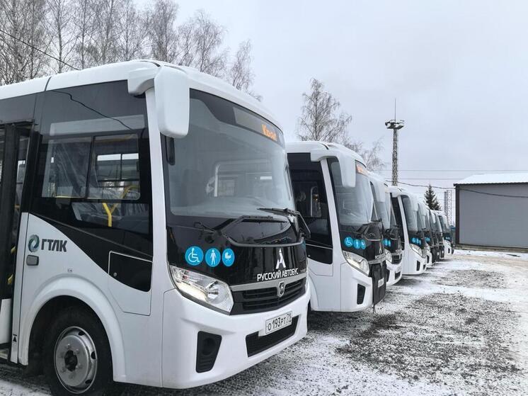 С 1 января на льготных маршрутах Тульской области появятся новые автобусы