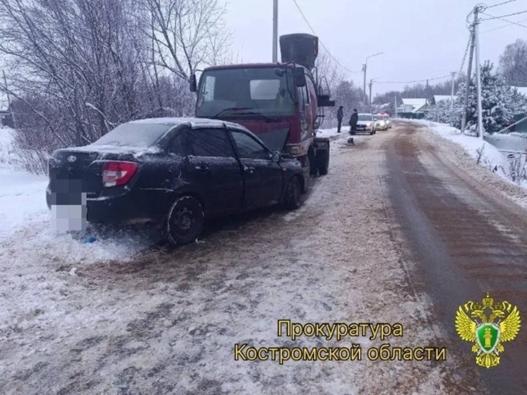 В Костромском районе в ДТП пострадали трое детей