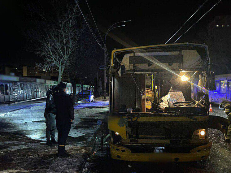 В Киеве взорвался пассажирский автобус