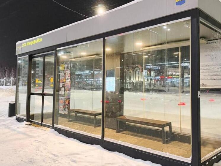 В Сургуте расширяют сеть постоянно обогреваемых остановок