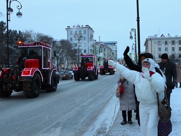 Праздничный тракторный кортеж прокатится по Тюмени 27 декабря