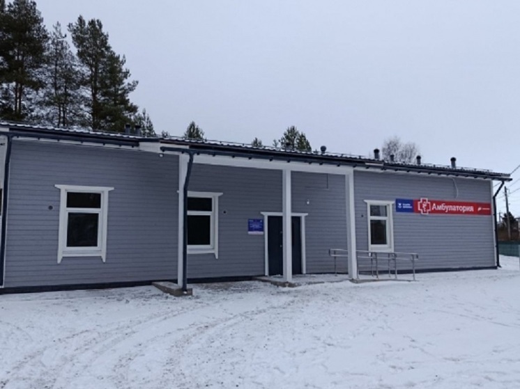 В селе Кончезеро завершена строительством новой амбулатории по карельскому проекту
