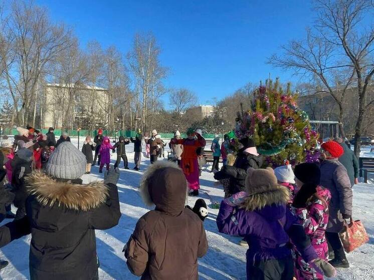 Благовещенцы встретили Новый год концертно-игровым шоу