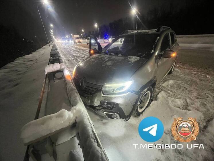 В Уфе произошла авария с пострадавшей