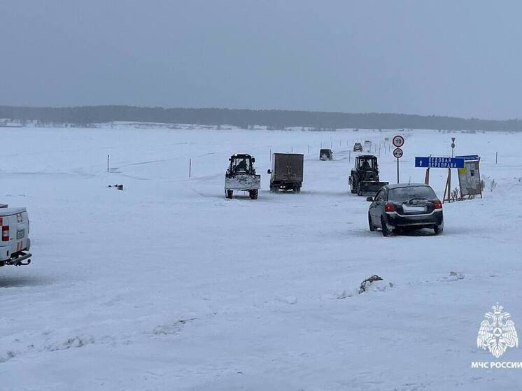 Новосибирская область открыла первую в сезоне ледовую переправу