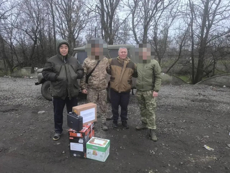 Жители Калмыкии доставили гуманитарный груз в зону спецоперации