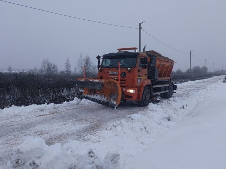 За сутки на улицы Тулы высыпали 1130 тонн реагентов