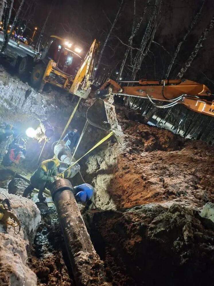 Ремонт на водопроводе в северной части Калуги завершен
