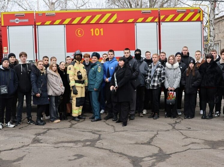 Студенты Мелитополя посетили спасательную службу МЧС