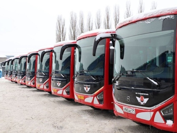 В Туле утвердили график работы транспорта в новогодние праздники