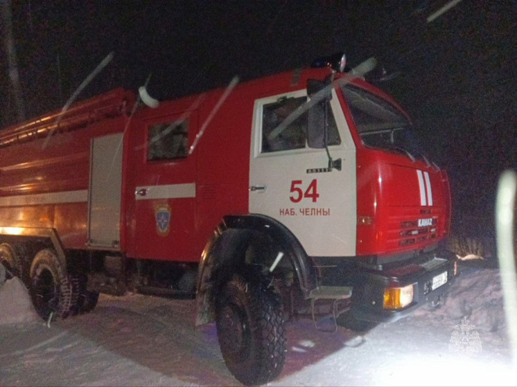 Жителя Малой Шильны в Татарстане с пожара увезли в больницу