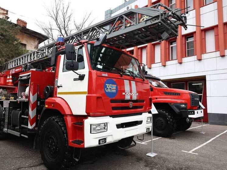 МЧС Астраханской области передали новую спецтехнику