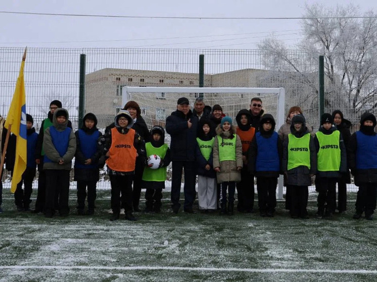 В Калмыкии появилась еще одна спортивная площадка