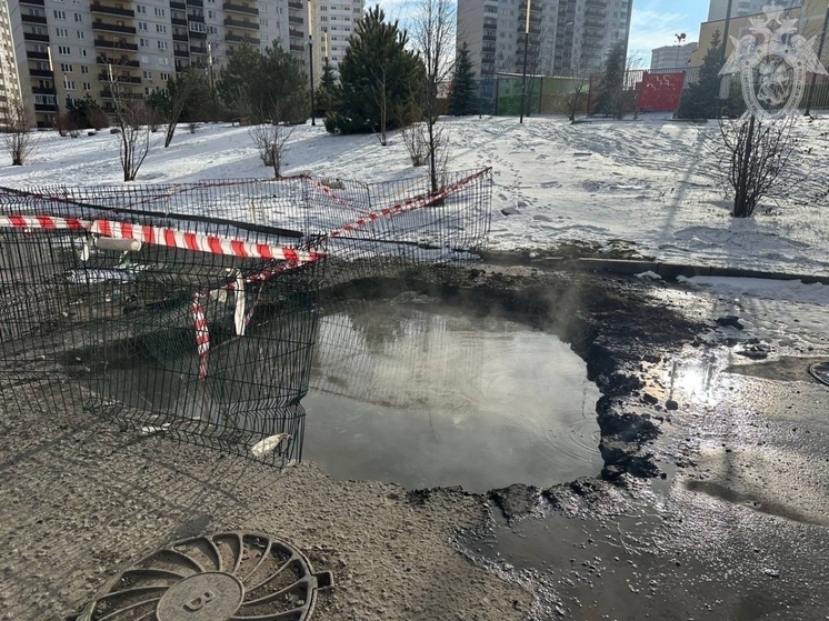 В Ростове-на-Дону машина с двумя женщинами и ребенком провалилась в огромную яму
