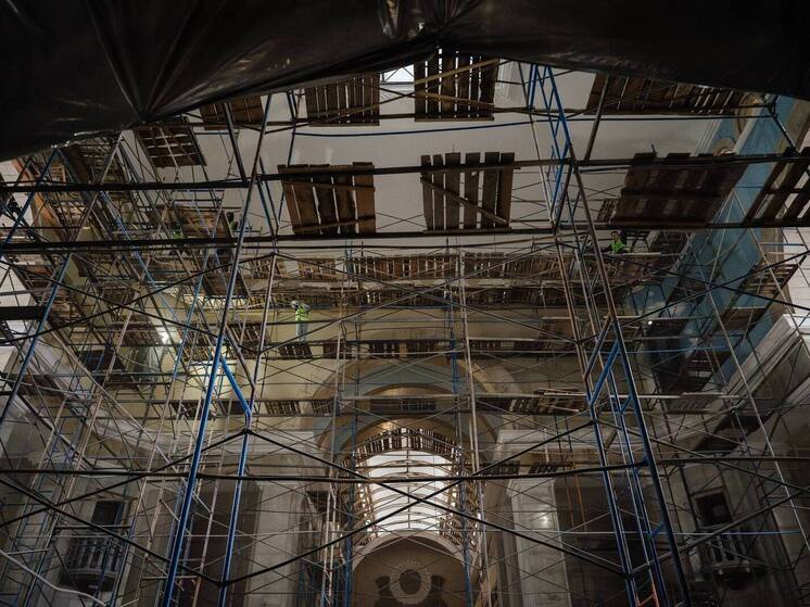 В Курске активно идет реконструкция железнодорожного вокзала