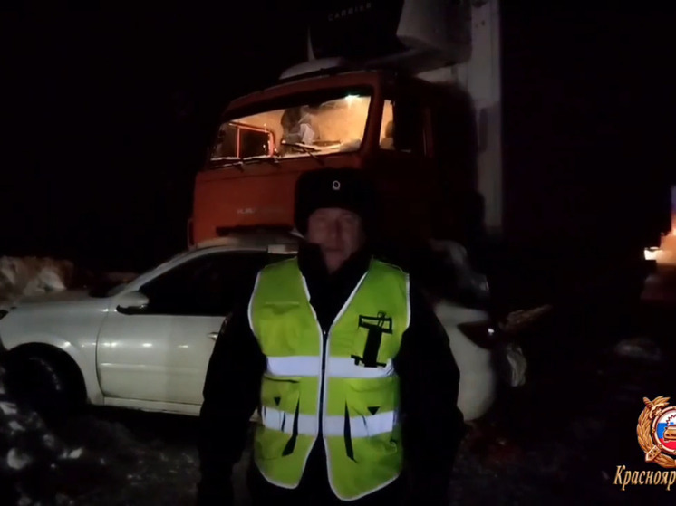 Смертельное ДТП с грузовиком произошло на трассе Красноярск – Енисейск