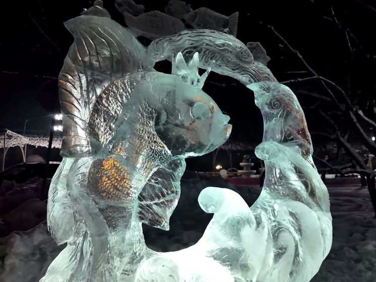 Победителей конкурса ледовых скульптур «Хрустальная менора» выбрали в ЕАО