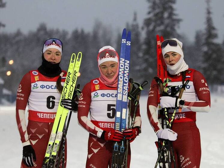 Тюменская лыжница Елизавета Пантрина одержала победу в спринте на этапе Кубка России