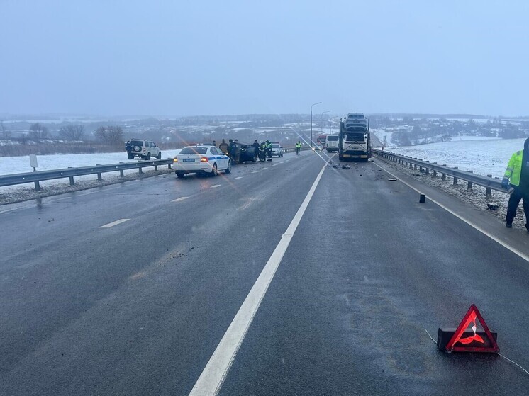 Под Орлом выезд на встречку закончился смертельным ДТП