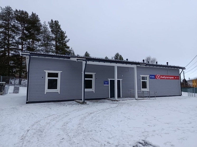 В Кончезере закончили стройку новой амбулатории