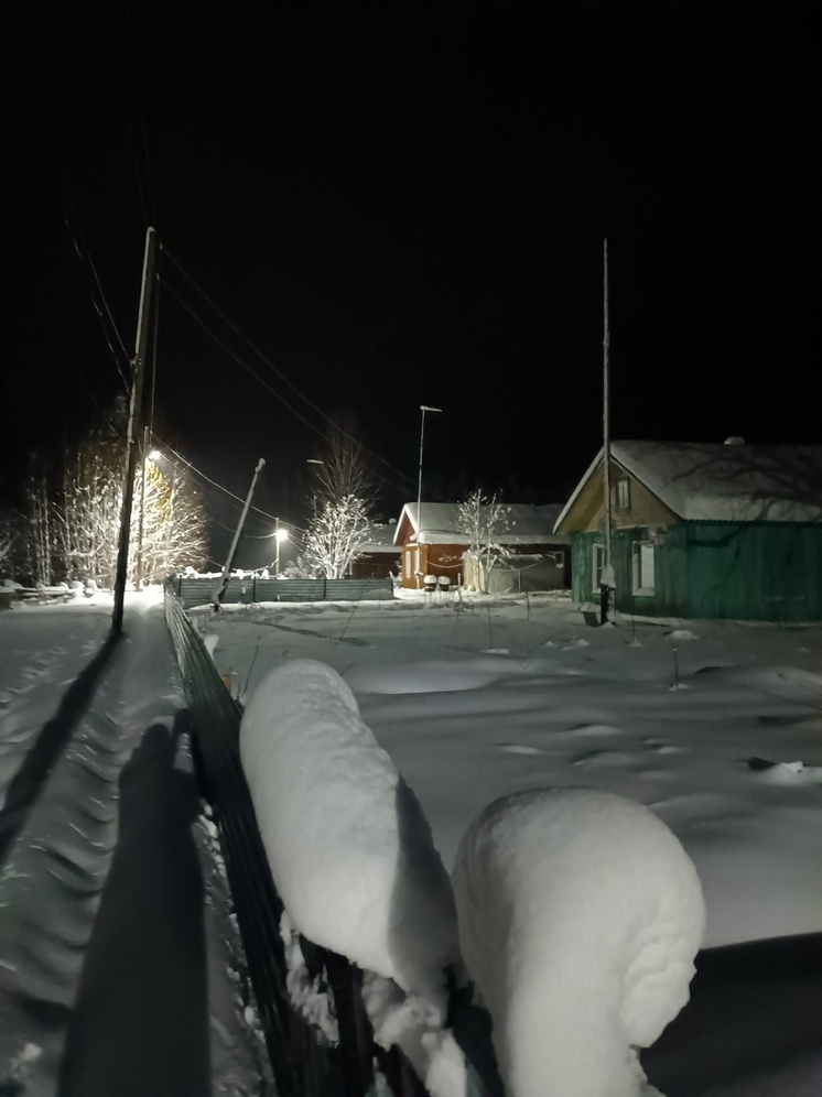  В поселке Литвино завершена модернизация уличного освещения