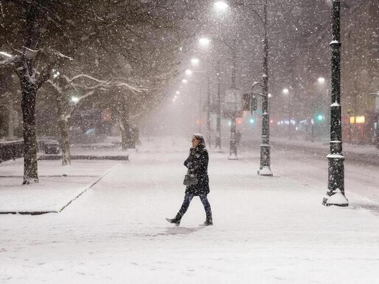 Псковскую область ожидает облачная погода с мокрым снегом и гололедицей 29 декабря