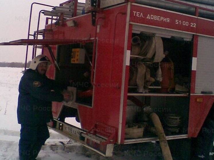 Пожарные потушили горящую «Газель» в Брежнево Курского района