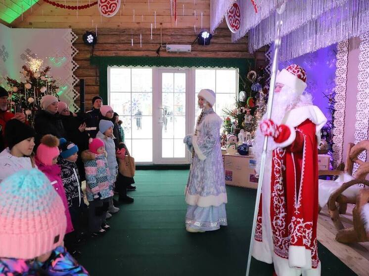 В Самаре проходят новогодние гуляния с катками и Усадьбой Деда Мороза