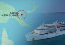 Пассажиры круизного лайнера, севшего на мель у берегов Папуа - Новой Гвинеи, будут доставлены домой самолетом после неудачных попыток снять их судно с мели