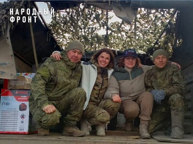 Представители Народного фронта Томск-Донбасс посетили бойцов на передовой