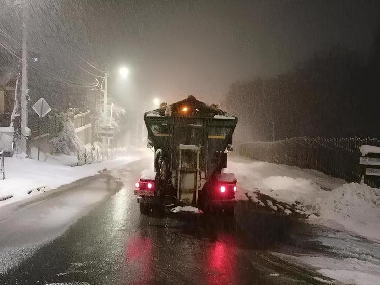 Синоптики предупредили о грозе и сильном снеге в Сочи