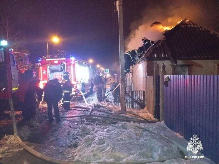 В Шебекино пожар в жилом доме унес жизнь человека